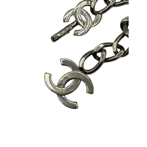 Chanel Silver CC Chain Belt / Convertible Necklace – Adjustable – 47\